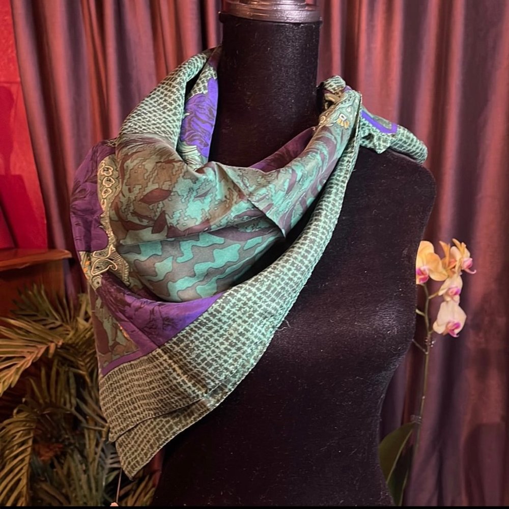 Vintage, Designe,  Christian Dior Silk Scarf